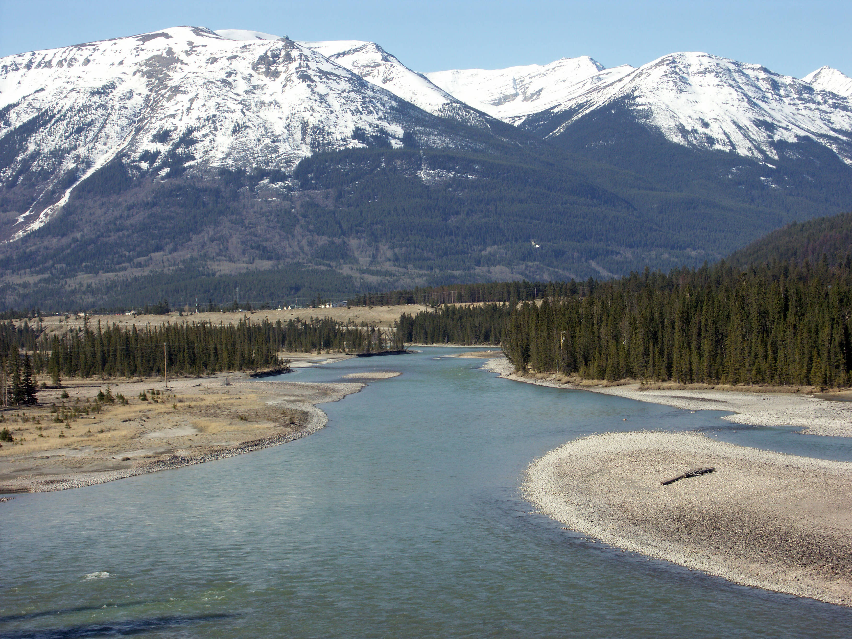 Athabasca River in Jasper